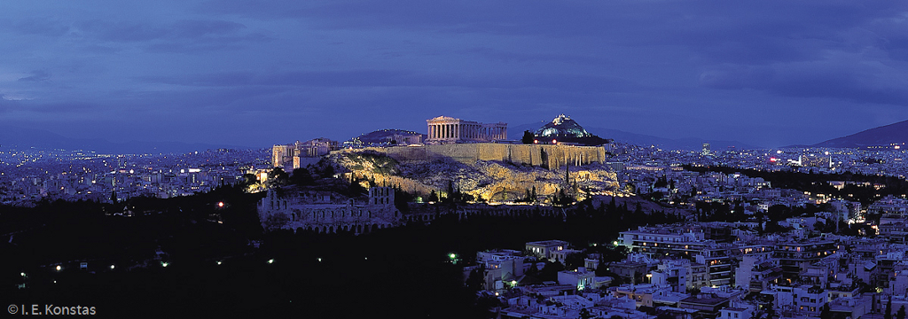 Acropolis seen from Philopappon Hill